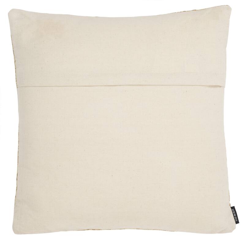 SAFAVIEH Home Khriya 20-inch Mustard Cotton Pillow
