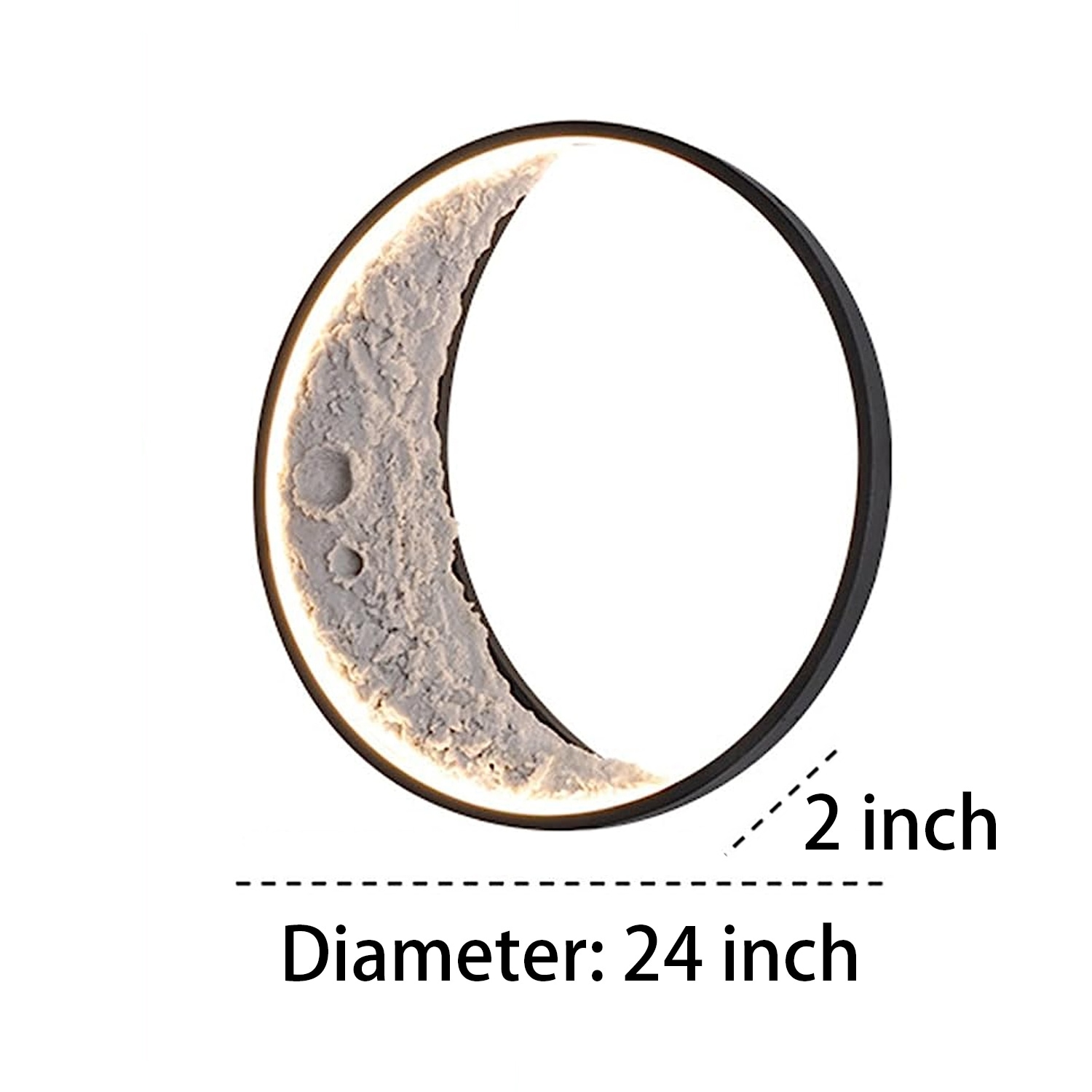 Crescent moon wall lamp cheap