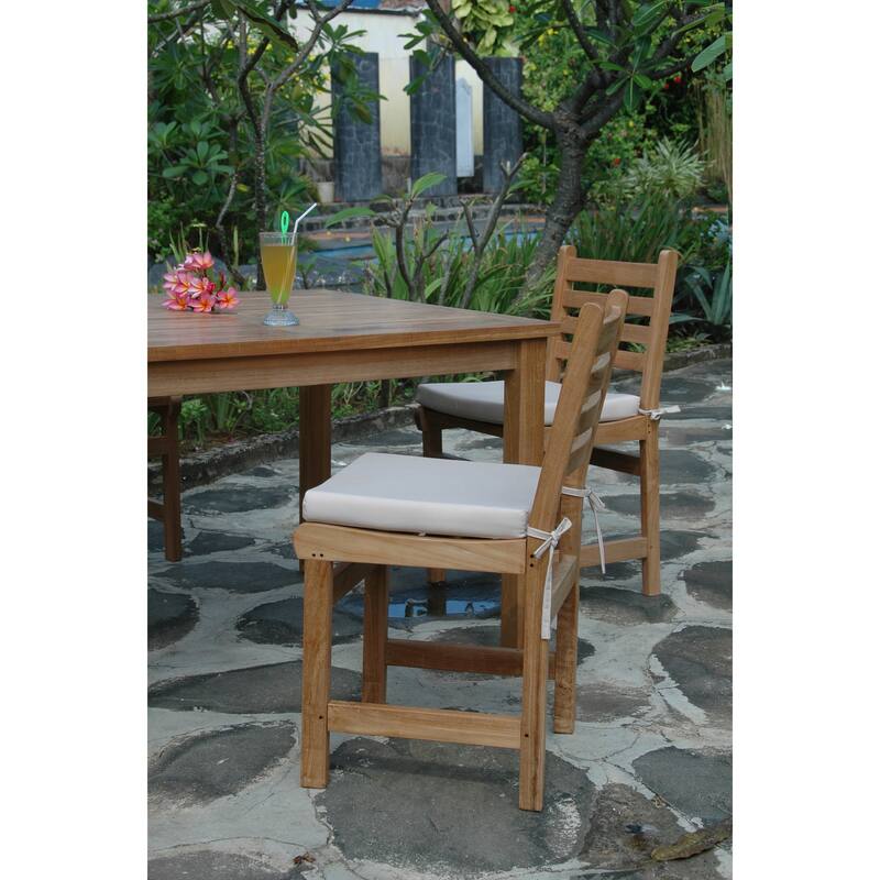 Square Dining Set 5 Piece - Patio Table with Chairs Outdoor Furniture
