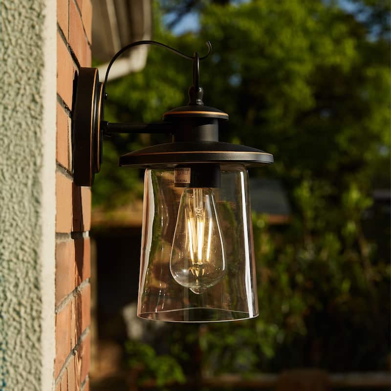 1-Light Outdoor Wall Sconce - 6.62"x8.3"x12"