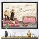 preview thumbnail 3 of 11, Designart "Gold Fabulous Life Style I" Fashion Framed Art Print 20 in. wide x 12 in. high - Black