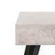 preview thumbnail 10 of 10, SAFAVIEH Cedric Modern Light Grey/ Black Coffee Table - 43.3" x 23.6" x 16.5"