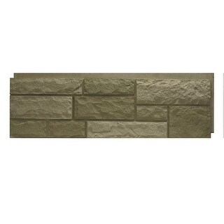 NextStone™ Polyurethane Faux Stone Random Rock Panel - Desert Buff ...