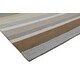 preview thumbnail 6 of 7, One of a Kind Hand-Tufted Modern & Contemporary 5' x 8' Stripe Wool Multi Rug - 5'1"x7'11"