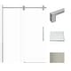 preview thumbnail 1 of 12, Transolid TBD608010L-S 80" High x 59" Wide Bypass Frameless Shower Brushed Stainless