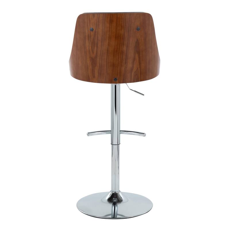 Carson Carrington Oscar Adjustable Bar Stool with Rounded T Footrest (Set of 2)