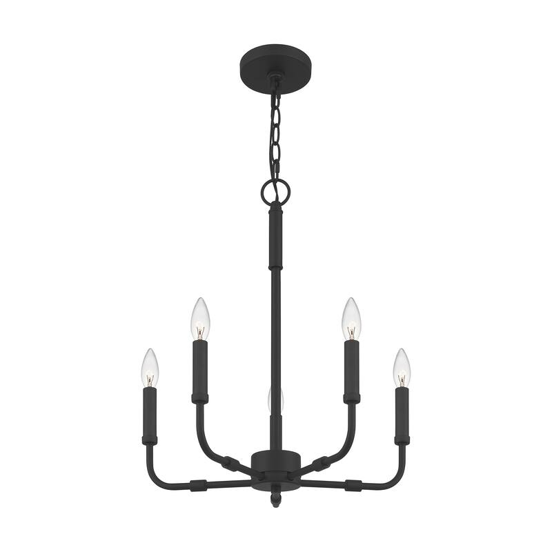 Quoizel Abner Steel 5-light Chandelier