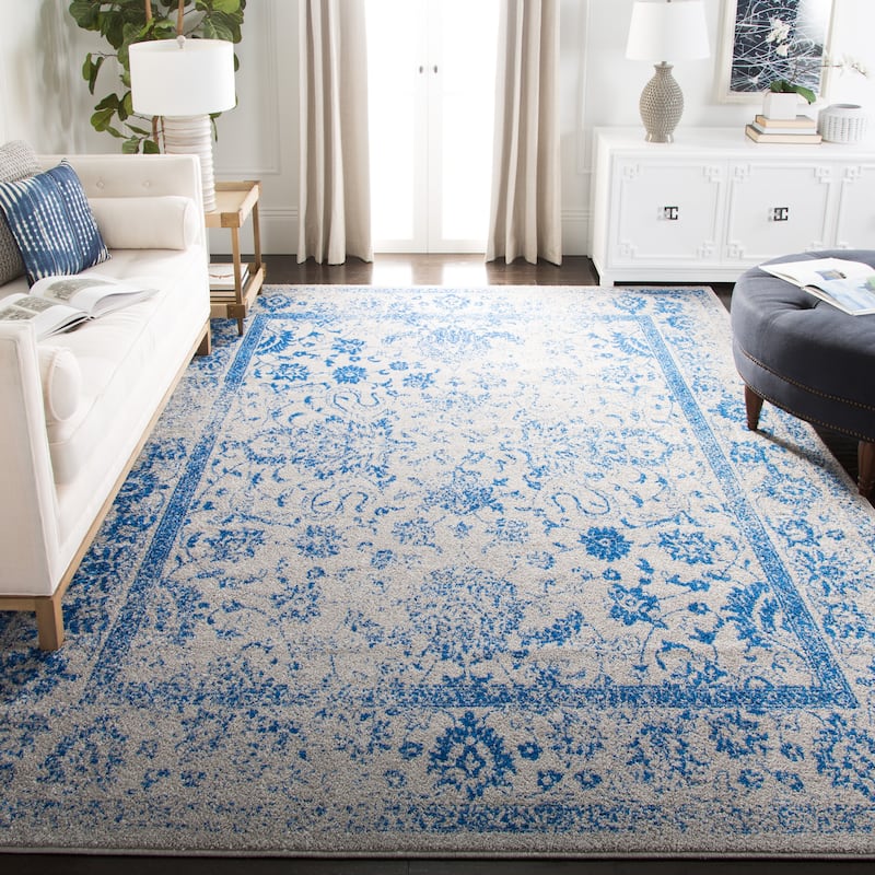 SAFAVIEH Adirondack Dakota Rustic Shabby Chic Distressed Rug - 6' x 9' - Grey/Blue - Rectangle