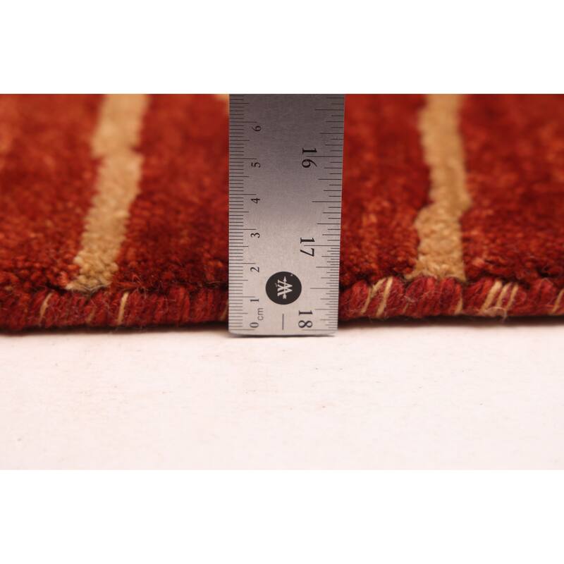 ECARPETGALLERY Hand-knotted Peshawar Ziegler Dark Copper Wool Rug - 5'2 x 7'2