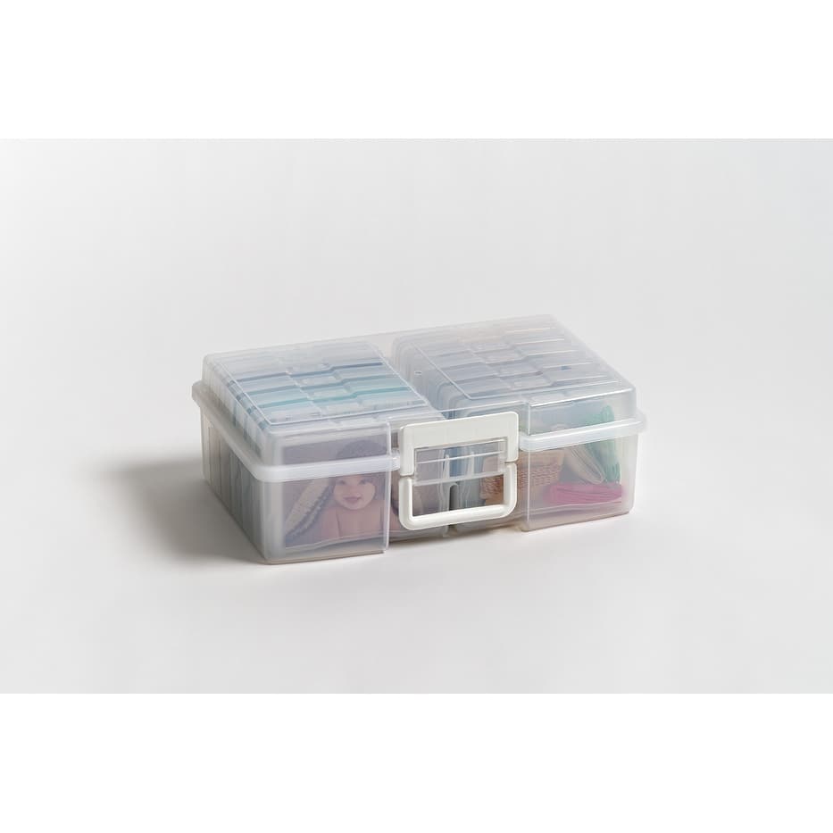 4" x 6" Multi-Color Photo Storage and Embellishment Craft Keeper (2-Pack)