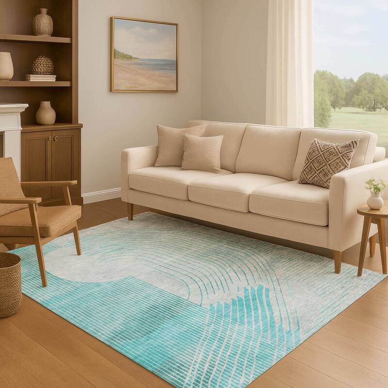 Premium Washable Super Soft Contempoary Glam Mayfield Rug