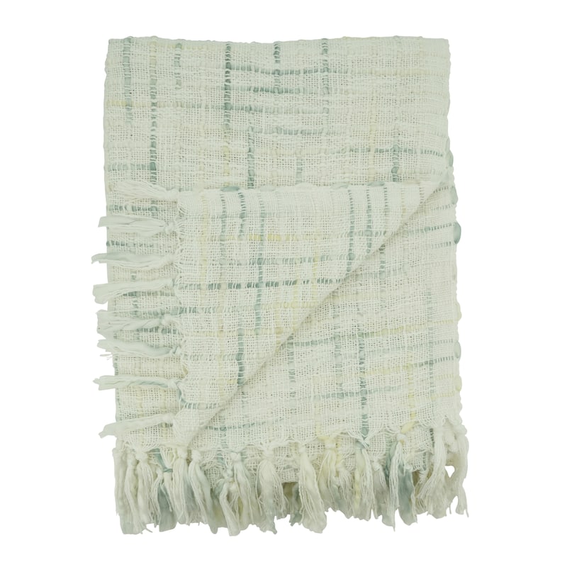 Crosshatch Design Throw