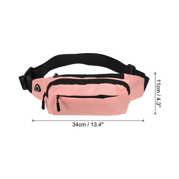dimension image slide 2 of 7, Fanny Pack, Adjustable Belt Bag for Men and Women for Hiking