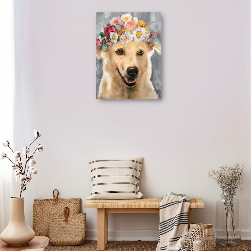 Flower Power VI By Studio Arts Canvas Art Print
