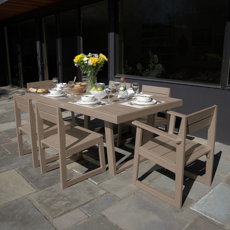 Haven Modern 7-Piece Outdoor Dining Set