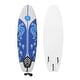 vidaXL Surfboard Blue/Blue and Red 66.9 for any surf begginer