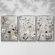 preview thumbnail 12 of 18, Misty Meadow Field - Multi Piece Framed Canvas 16 x 24 - Silver