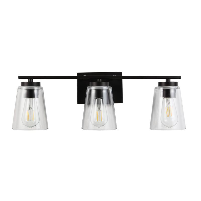 SAFAVIEH Lighting Grezler 3 Light Wall Sconce - 26" x 6" x 7.8"