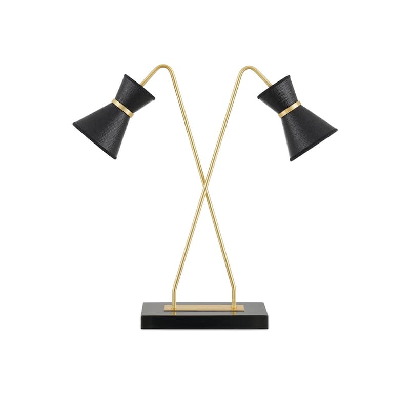 Currey & Company Avignon Desk Lamp - 28.75"h x 30"w x 8"d