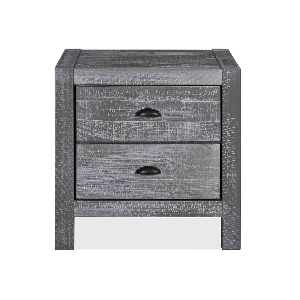 Montauk Solid Wood 2-drawer Nightstand
