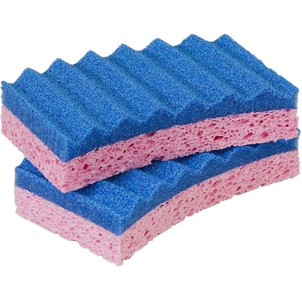 Lysol 57536 2PDQ Multi Purpose Cellulose Scrubber Sponge 2 Pack