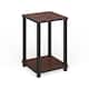 Porch & Den St. Marks End Table - 1 table - Walnut/Brown
