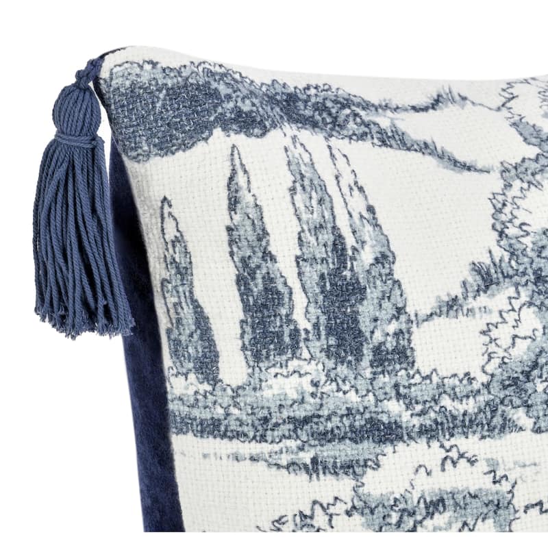 Villa by Classic Home Stonework 22" Blend Throw Pillow