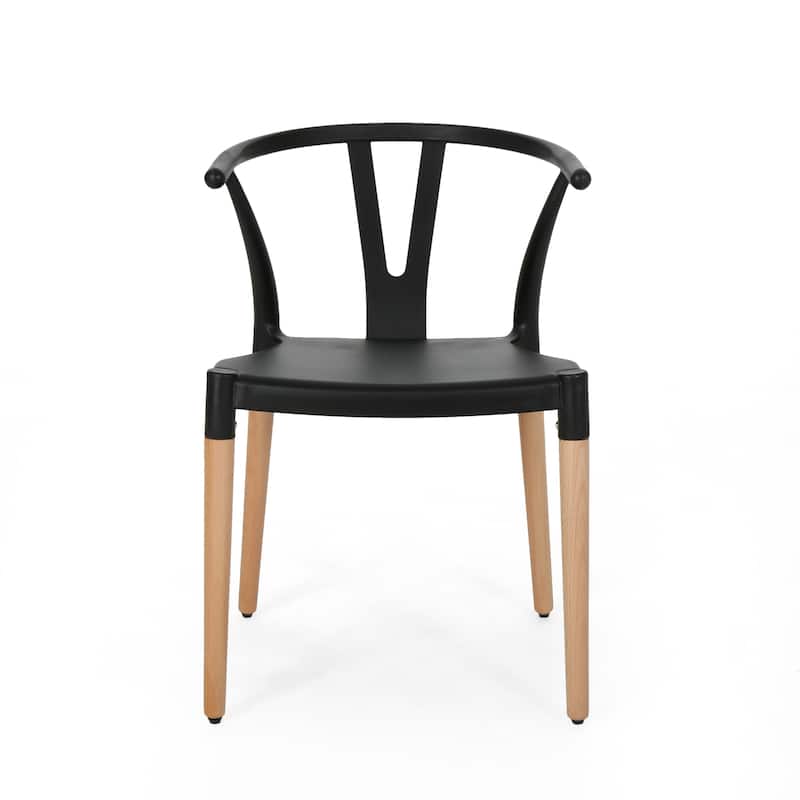 Plastic Dining Chair - Black
