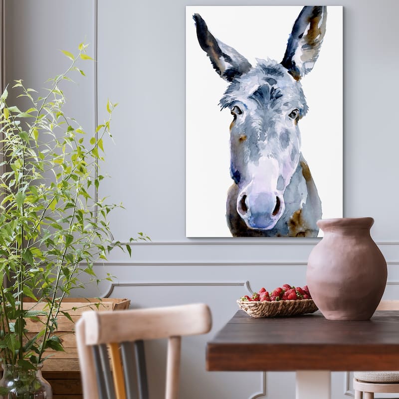 Sweet Donkey II -Premium Gallery Wrapped Canvas