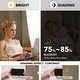preview thumbnail 16 of 82, Deconovo 2-Pack Thermal Room Darkening Rod Pocket Curtains