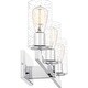 preview thumbnail 2 of 3, Kirby 3-Light Polished Chrome Vanity Light - Polished Chrome