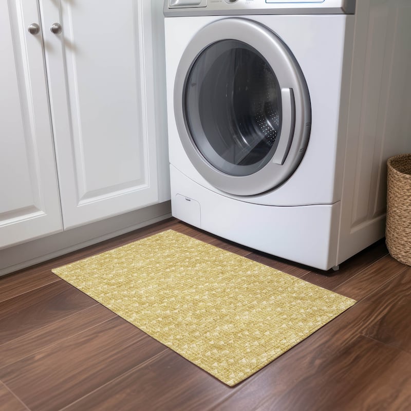 Beve Sleek Geometric Weather Resistant Classic Meets Modern Outdoor Rug