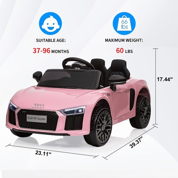 Electric Car for Kids, Audi R8 Spyder Licensed - Bed Bath & Beyond