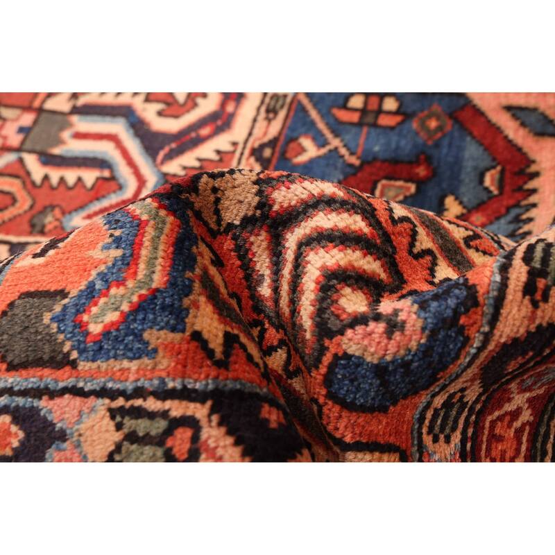 ECARPETGALLERY Hand-knotted Kayseri Vintage Red Wool Rug - 6'11 x 9'8