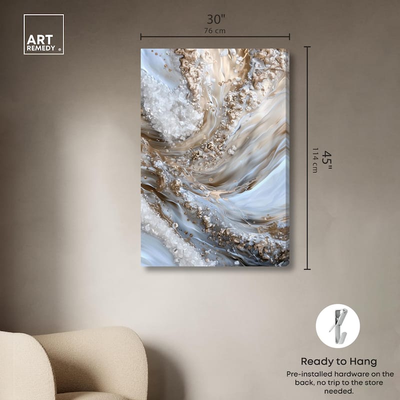 Effervescent Earth III Canvas by Art Remedy, Gallery Wrapped