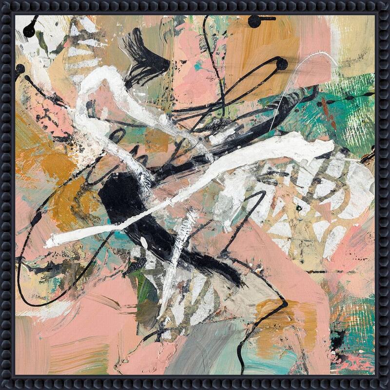 Fluid by Suzanne McCourt Framed Canvas Wall Art Print