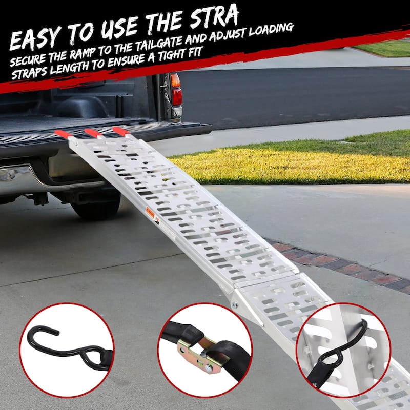 Aluminum Loading Ramps, Folding Ramps for for Pickup Trucks Bed
