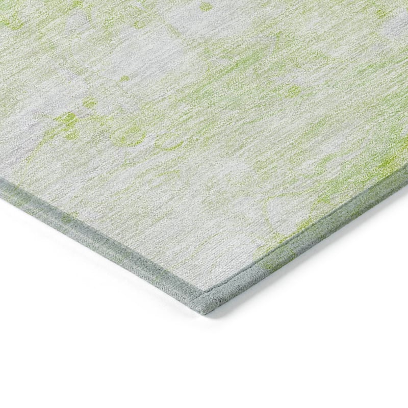 Machine Washable Indoor/ Outdoor Chantille Abstract Modern Rug