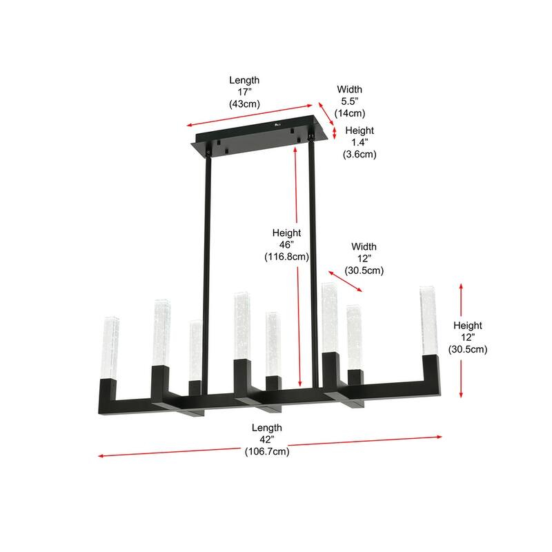 Indigo Home 42 inch Adjustable LED Pendant