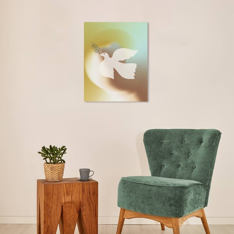 Wynwood Studio Canvas Animals Peaceful Camping Green Modern & Contemporary Wall Art Canvas Print - 16 x 20