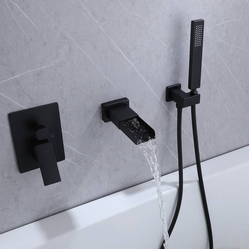 WIZ Waterfall Single-Handle 2 Sprayer Wall Mount Bathtub Shower Faucet