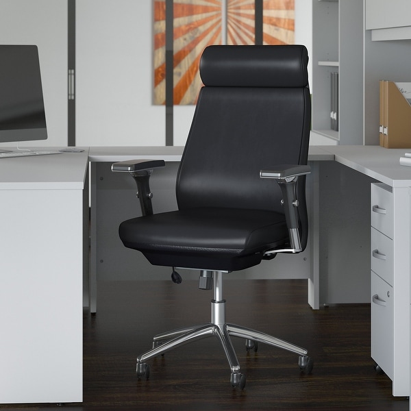 Bush Business Metropolis High Back Leather Executive Office Chair Bed Bath Beyond 26507303