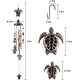 preview thumbnail 3 of 1, Sea Turtle Bronze Wind Chimes