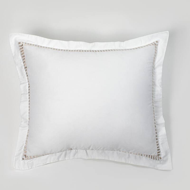 Savona, Rayon/Velvet, Oyster, Sham