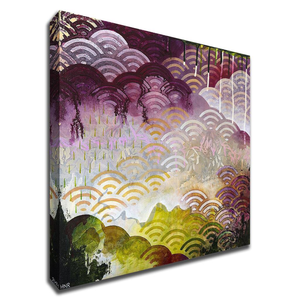 Serenely by Heather Noel Robinson With Hand Painted Brushstrokes, Print on Canvas