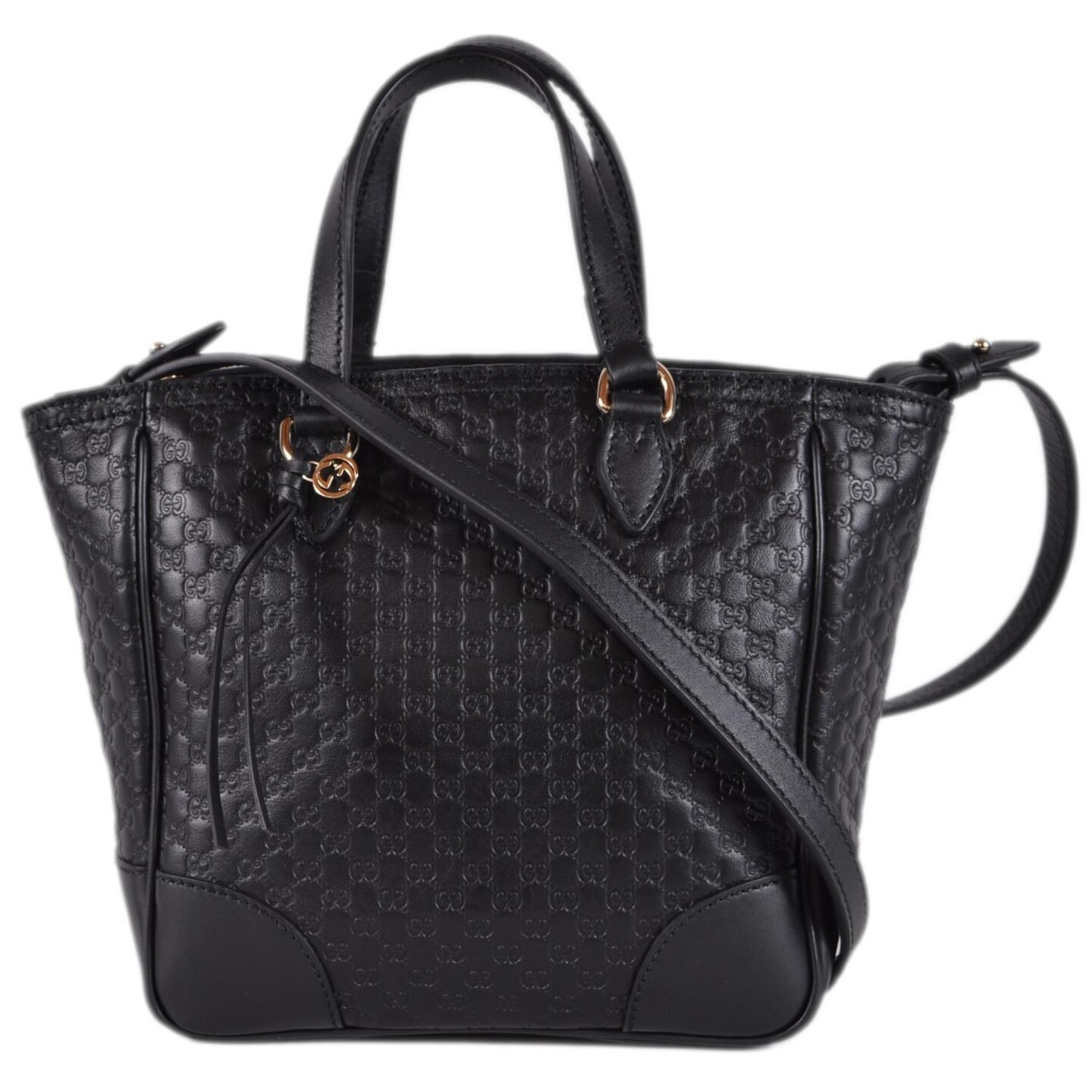 gucci microguccissima mini bree messenger bag black