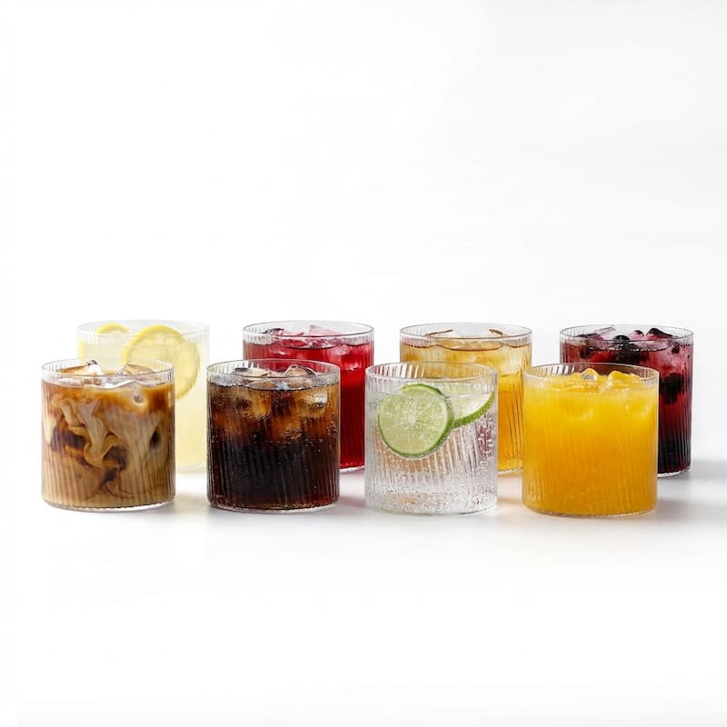 Stone Lain Haven Borosilicate Glass Glass Set - Set of 8 - Clear