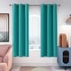 preview thumbnail 80 of 135, Deconovo Grommet Room Darkening Curtains, Set of 4 Panels 42x72 Inch - Turquoise