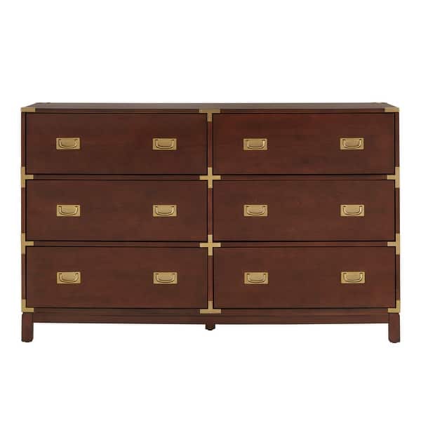 Kedric 6-Drawer Gold Accent Dresser by iNSPIRE Q Bold - On Sale - Bed Bath  & Beyond - 18218113