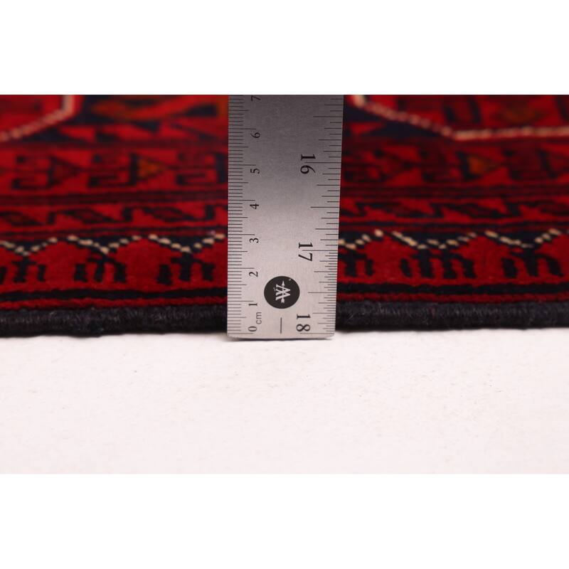 ECARPETGALLERY Hand-knotted Finest Khal Mohammadi Red Wool Rug - 5'0 x 6'8